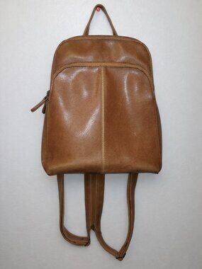 17-inch laptop camera backpack Vintage Crazy Horse Leather Backpack for 17 Inch Laptop main image 1